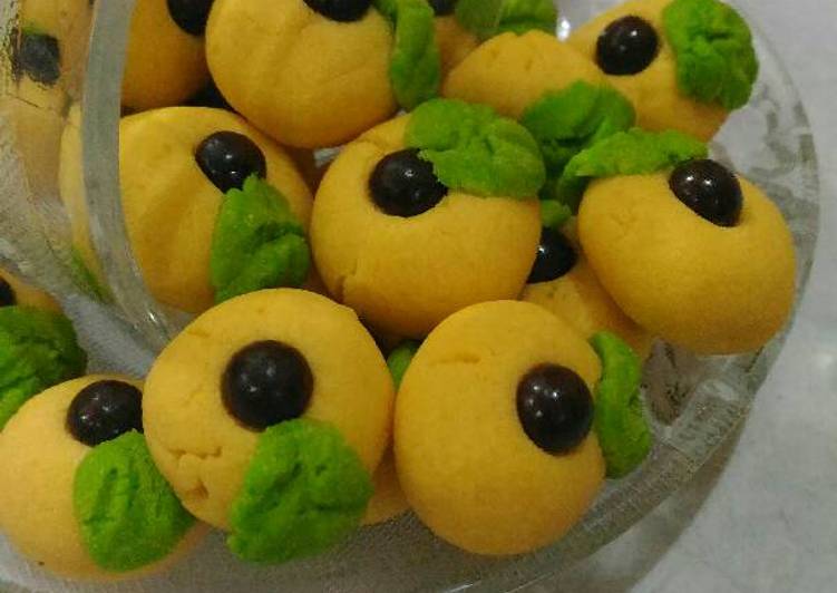 resep Cookies / kue jeruk nutrisari