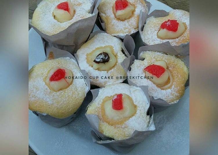 resep Hokaido cup cake