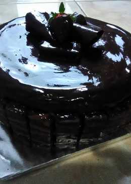 Cake coklat metode soes