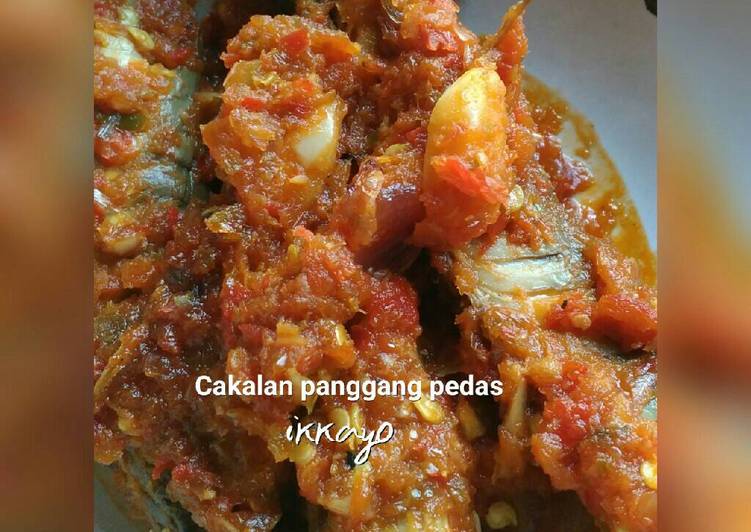 cara membuat Cakalan panggang pedas