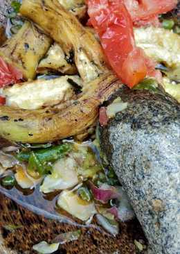 Terung ungu bakar cobek asam jawa