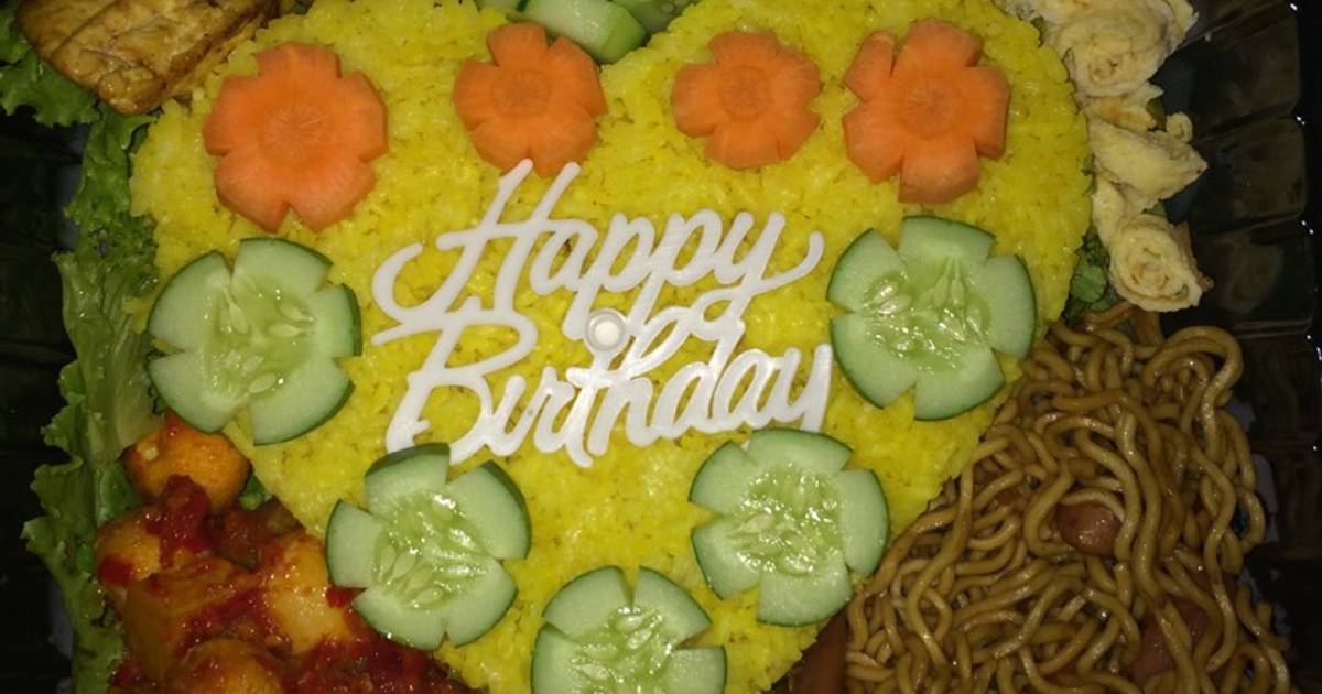 63 resep nasi kuning tumpeng ulang tahun enak dan