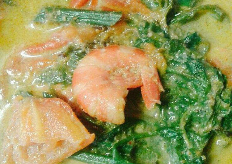 gambar untuk cara membuat Gulai pakis + udang