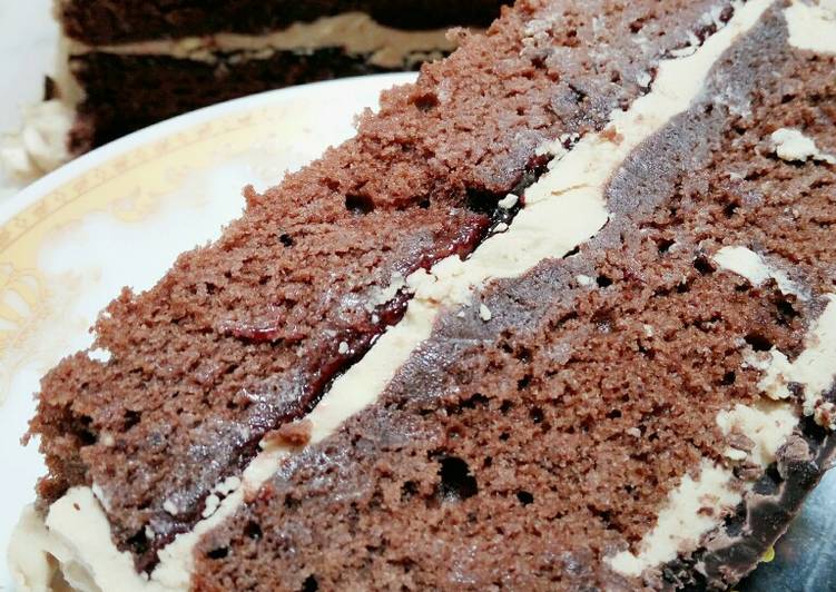 gambar untuk resep Blackforest Lembut anti gagal