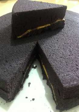 Bolu kukus ketan hitam with cheese slice soft banget