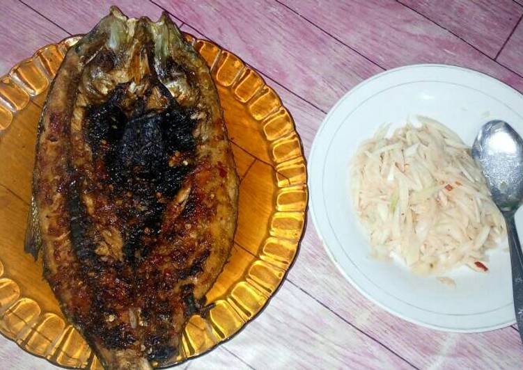 gambar untuk resep makanan Ikan Bandeng bakar pedasss