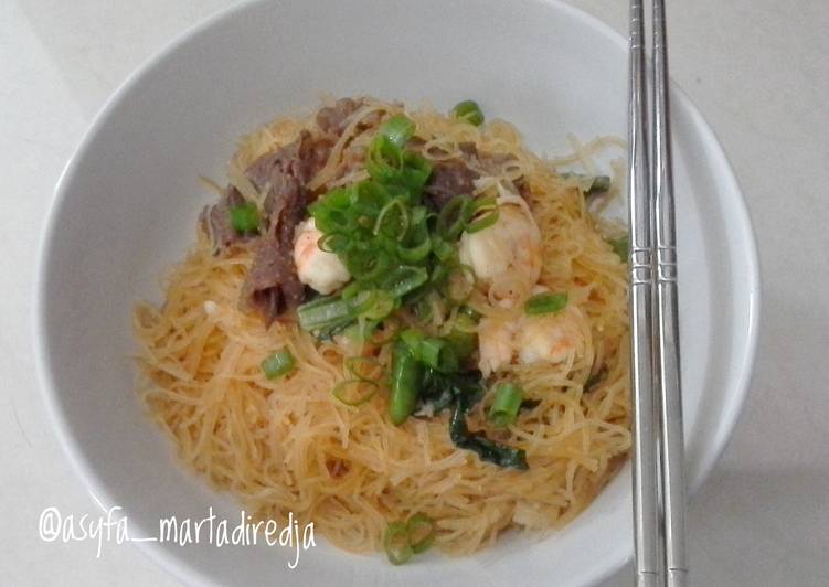 resep masakan Bihun tumis