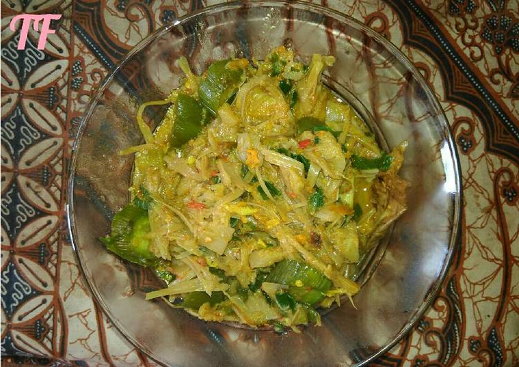 resep masakan Sayur Lodeh Tewel + Terong