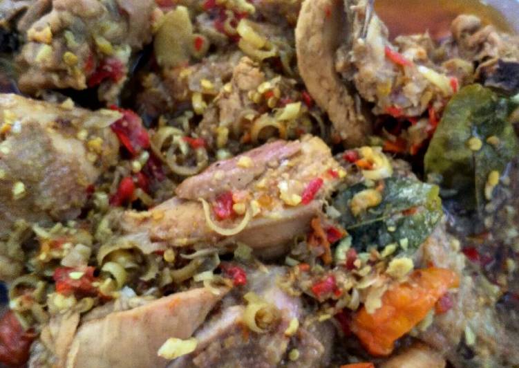 resep masakan Ayam betutu kuah