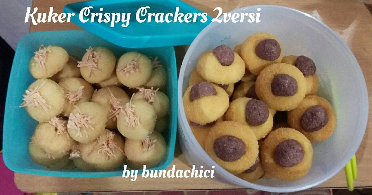 Resep Kuker Crispy Crackers 2 Versi