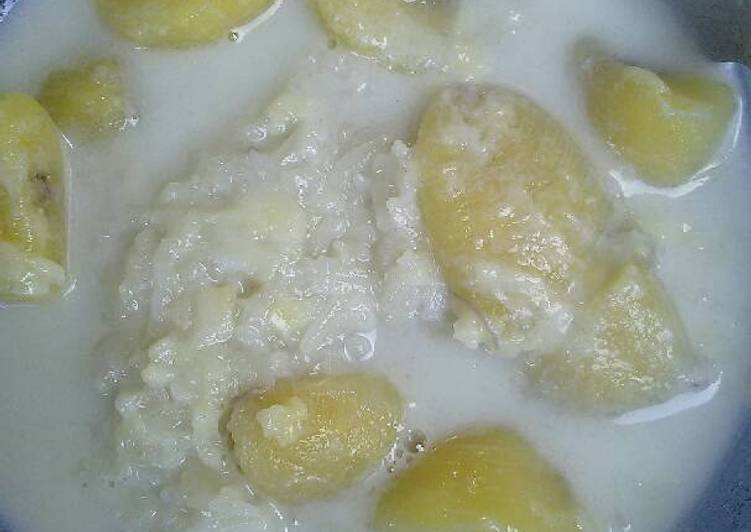 gambar untuk resep makanan Ketan siram kolak pisang duren