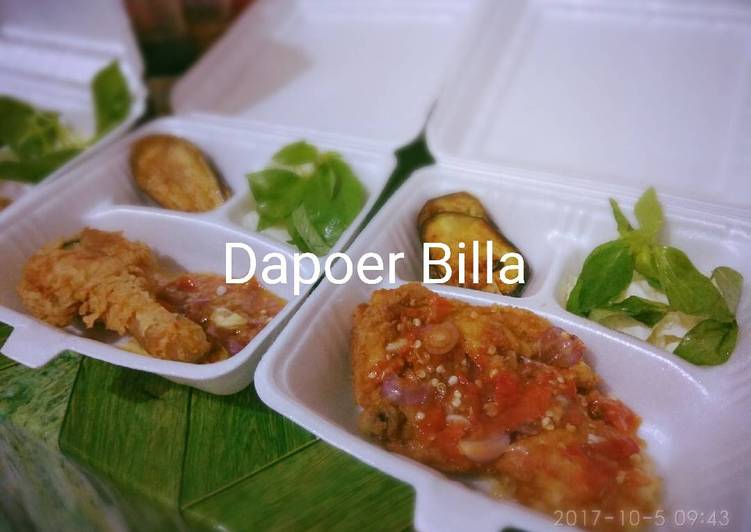 gambar untuk resep Ayam Geprek hot ala dapoer billa