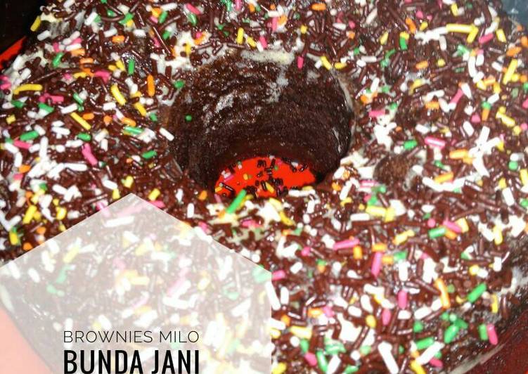 Resep Brownies milo Kiriman dari Citra Feni Austriani