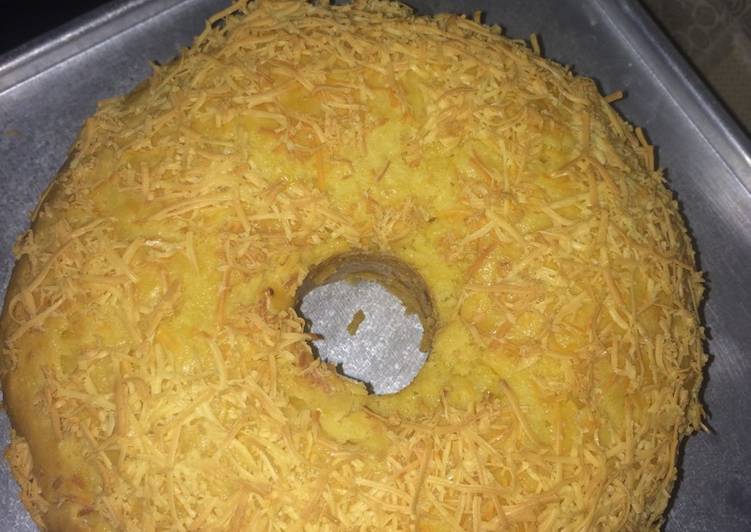 gambar untuk resep Bolu tape tabur keju super lembutt