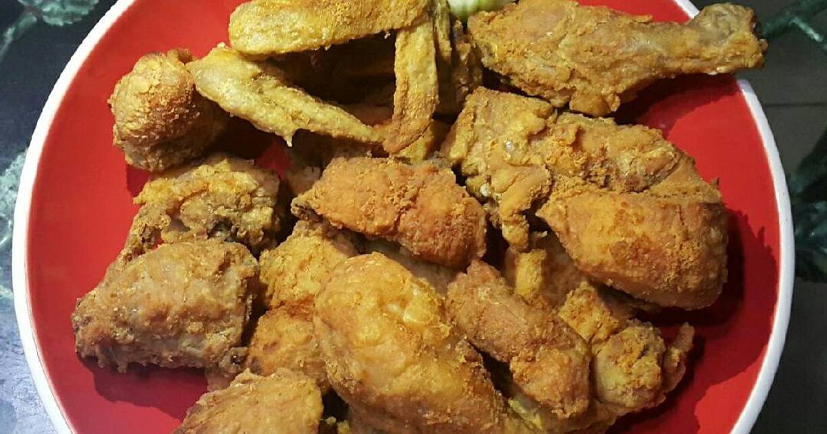 Resep Ayam goreng wangi gurih krispi oleh kitchenettebymer 