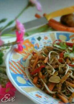 Tumis TTW (Toge Tempe Wortel