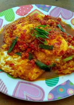 Telur plok cabe merah