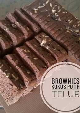 Brownies Kukus Putih Telur