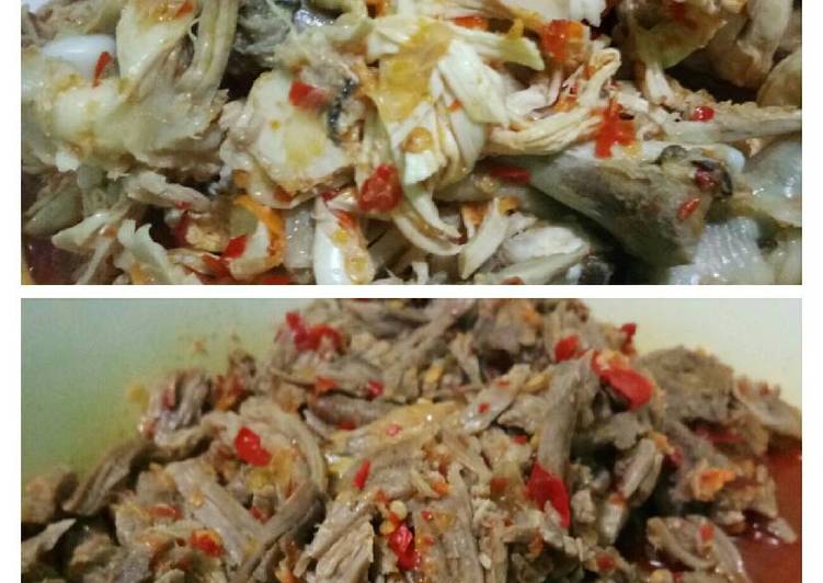 resep lengkap untuk Ayam/daging bumbu bali simple