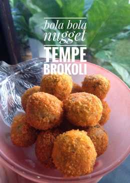 Bola bola nugget tempe brokoli