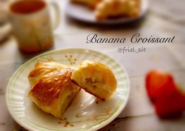 resep Banana Croissant