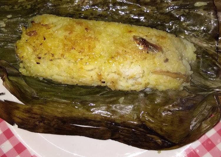 Resep Nasi  bakar  teri  oleh Arshaka Davania Cookpad