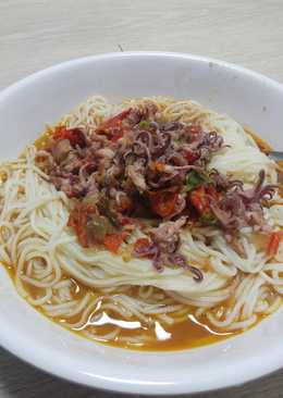 Mie gurita extra pedas ì§¬ë½• ë‚™ì§€ (ë§Žì€ ë§¤ìš´)