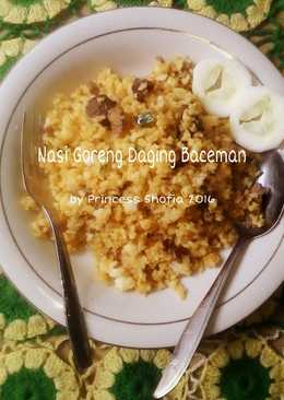 Nasi Goreng Daging Baceman