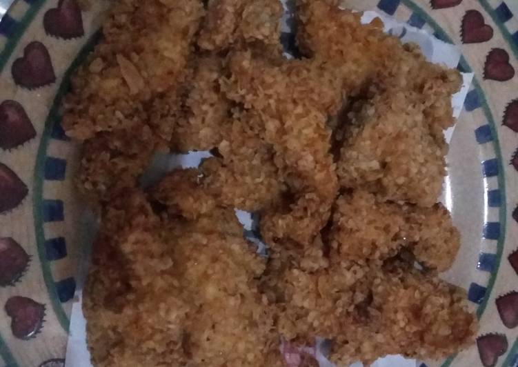 gambar untuk resep makanan Ayam goreng panir Quaker Oat