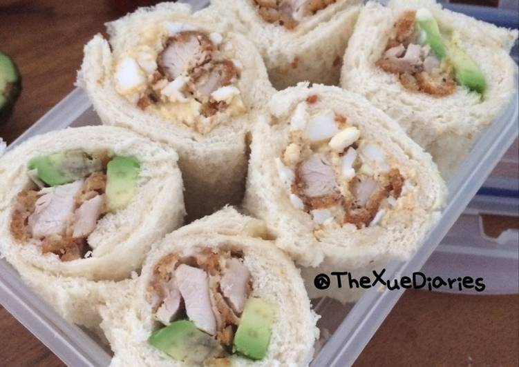Resep Sushi Sandwich | Roti Sushi | Oleh TheXueDiaries