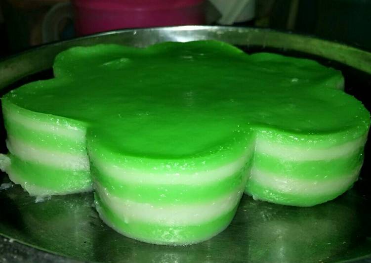 resep masakan Kue Lapis Pandan