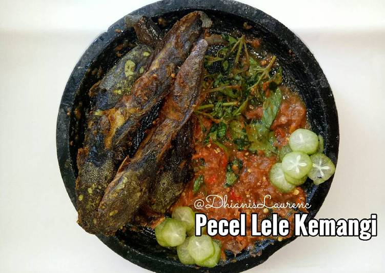 resep lengkap untuk Pecel lele kemangi sambal terasi