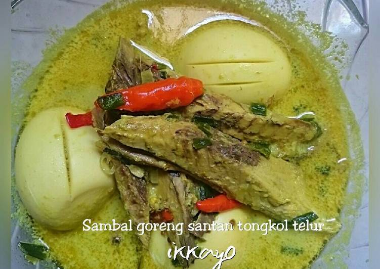 Resep Sambal goreng santan tongkol+telur Oleh IkaYohanaElyta