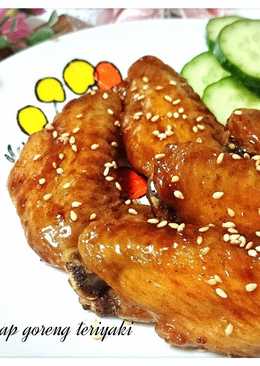 Sayap goreng teriyaki