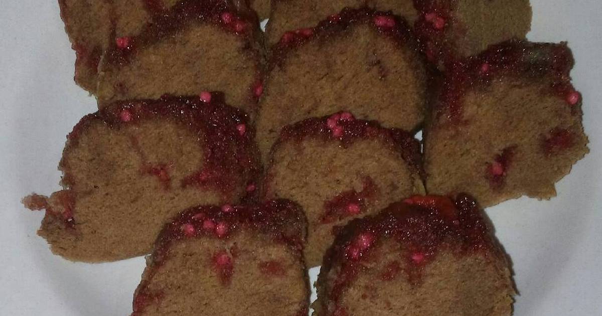 Resep Bolu Kukus Coklat Permen Pink