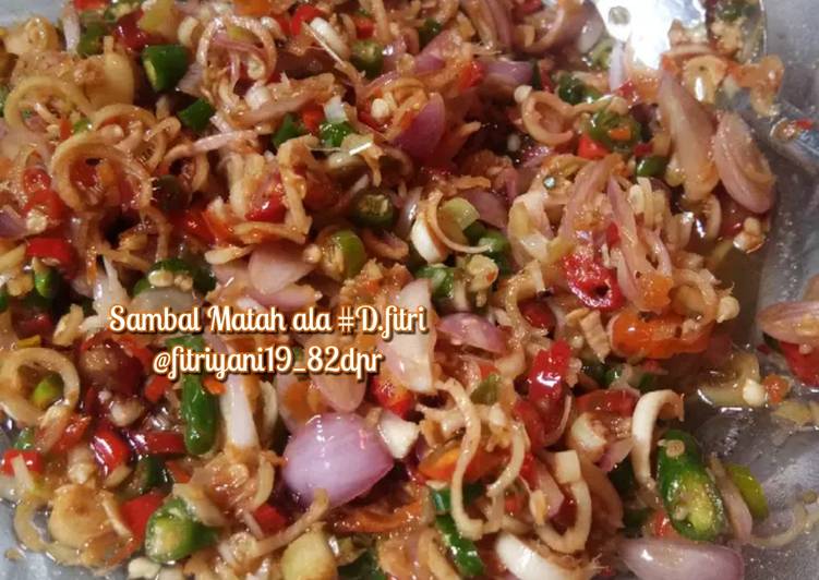 resep ???? Sambal Matah ala #Dapur Fitri ????