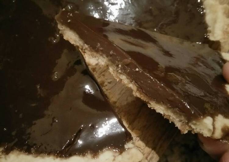 gambar untuk cara membuat Pie Susu Coklat Teflon Krezzz