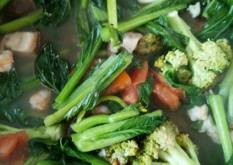 Resep Sayur cah udang By Rosalina Gouw