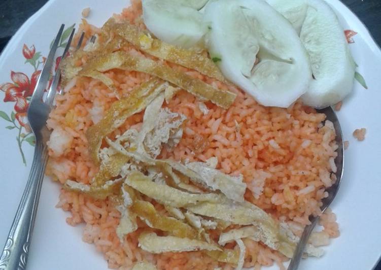 resep makanan Nasi Goreng Saos tomat