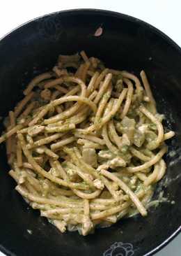 Spaghetti cream spinach for balita 1+