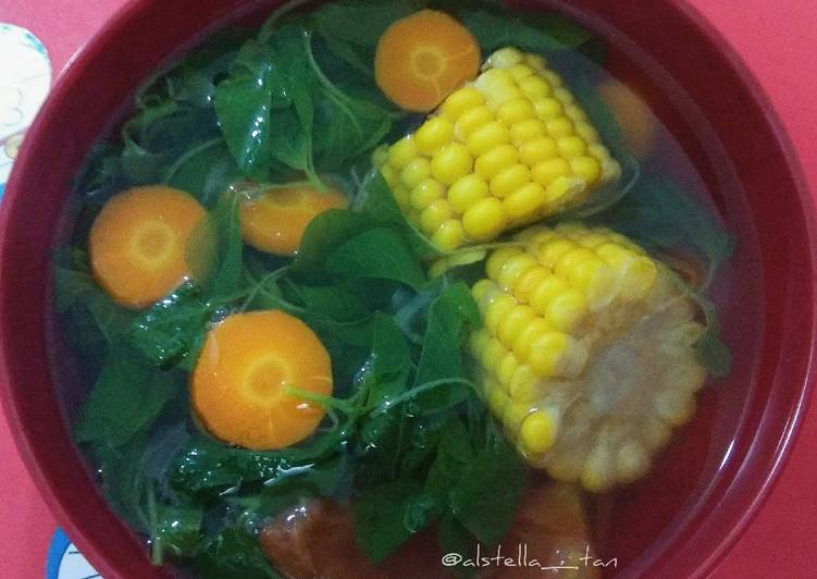 resep lengkap untuk Sayur Bening Bayam