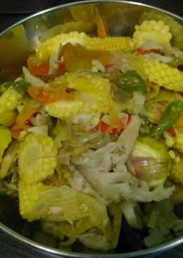 Tumis Jamur Jagung Muda