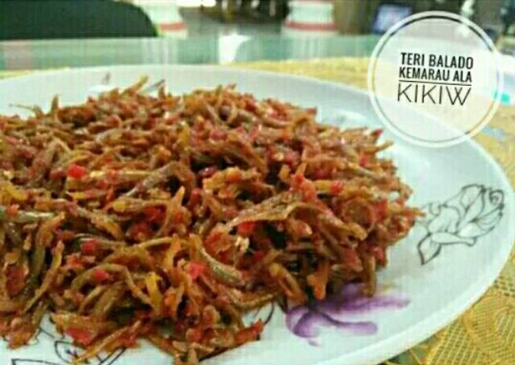 Resep Teri Balado  Kemarau ala Kikiw oleh Rizki Amalia 