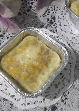 Mpasi 9 bulan (Steamed Banana Cake)