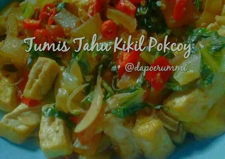 gambar untuk resep Tumis Tahu Kikil Pokcoy
