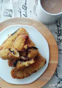 Pisang goreng krispi coklat lumer