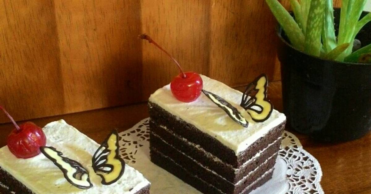 Resep Cake Coklat Kukus Super lembut Murmer🍰🍰