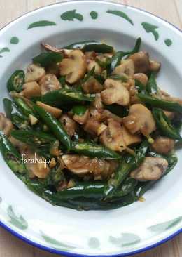Tumis Jamur Lombok Ijo