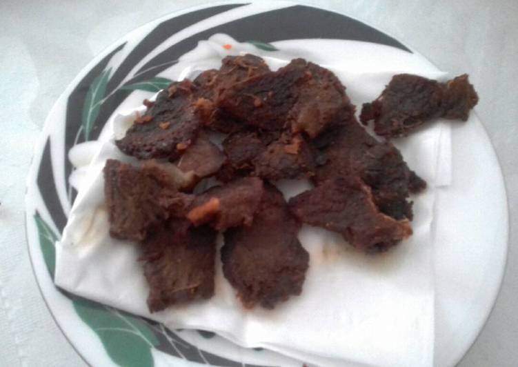 resep makanan Empal daging kerbau goreng