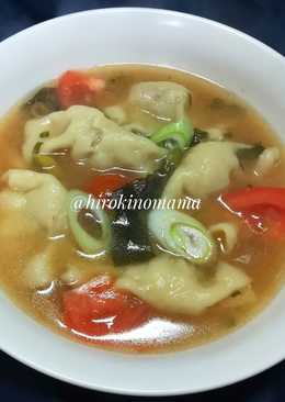 Wonton Miso Soup